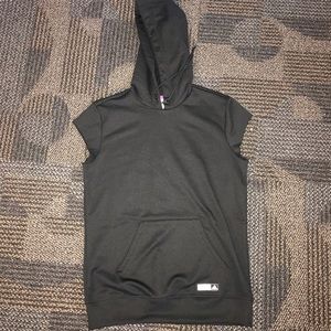 Adidas cut off hoodie